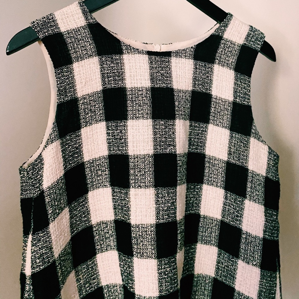 Zara Gingham Knit Tank!